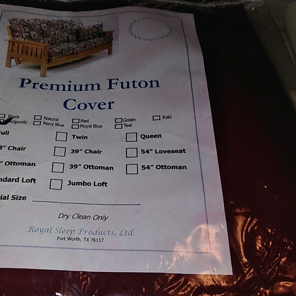 Premium futon cover